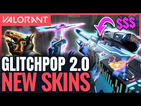 VALORANT | Glitchpop 2.0 Skins - New Guns, Variants &amp; Melee Revealed