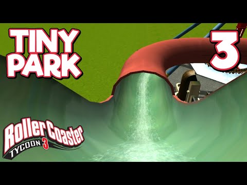 RollerCoaster Tycoon 3 TINY PARK - Part 3 - BRINGING BACK THE DINGHY