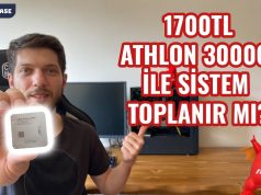 1700TL’ye AMD Athlon 3000G ile Sistem Tavsiyesi