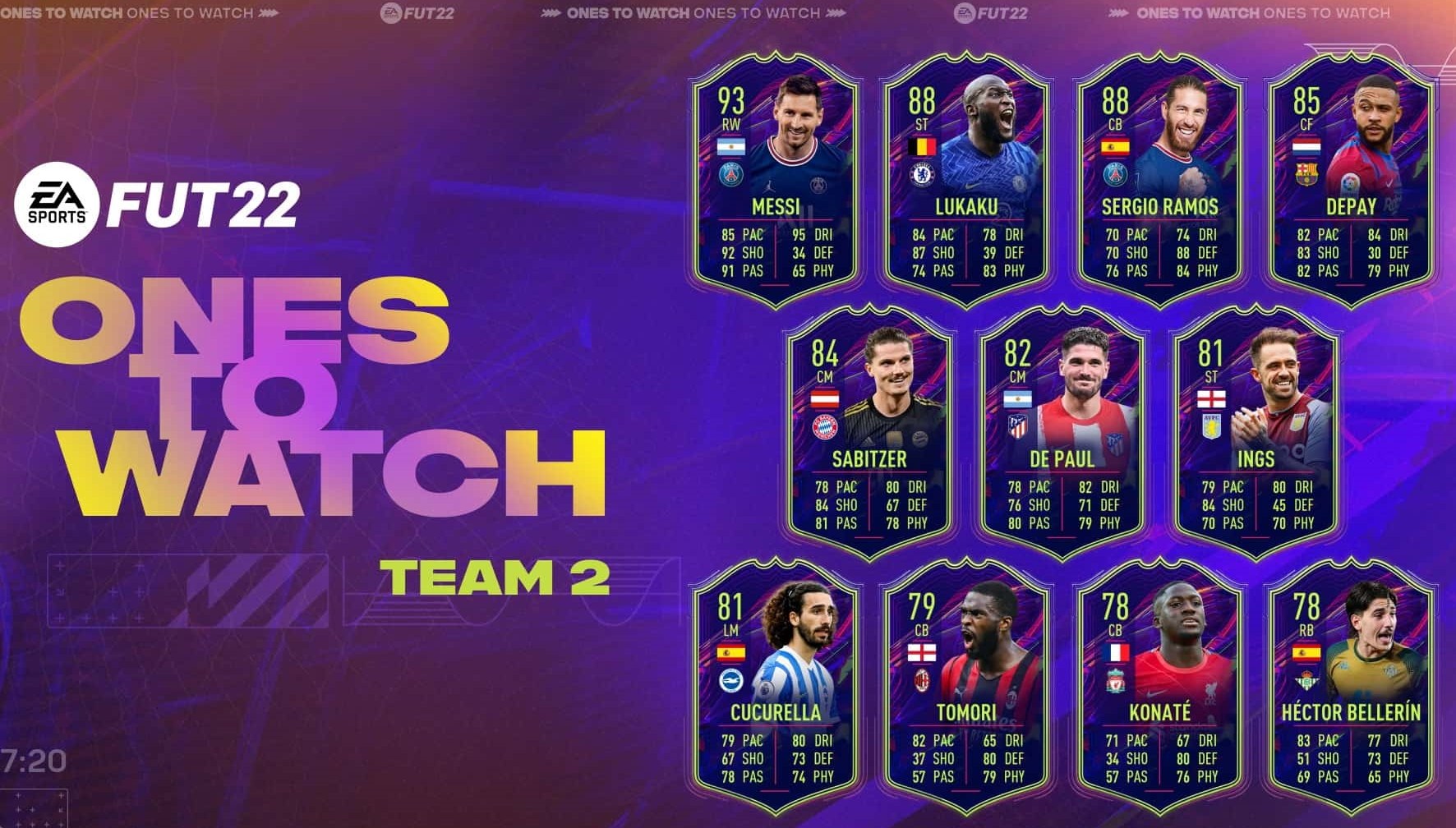 FIFA 2022 Ones To Watch Team 2