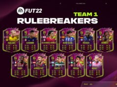 FIFA 2022 Rulebrakers Team 1 Kadrosu Yayınlandı! FIFA 2022 Rulebreakers Team 1