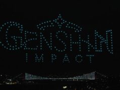 Genshin Impact Türkçe Dilinin Eklenişini Drone Işık Gösterisiyle Kutladı